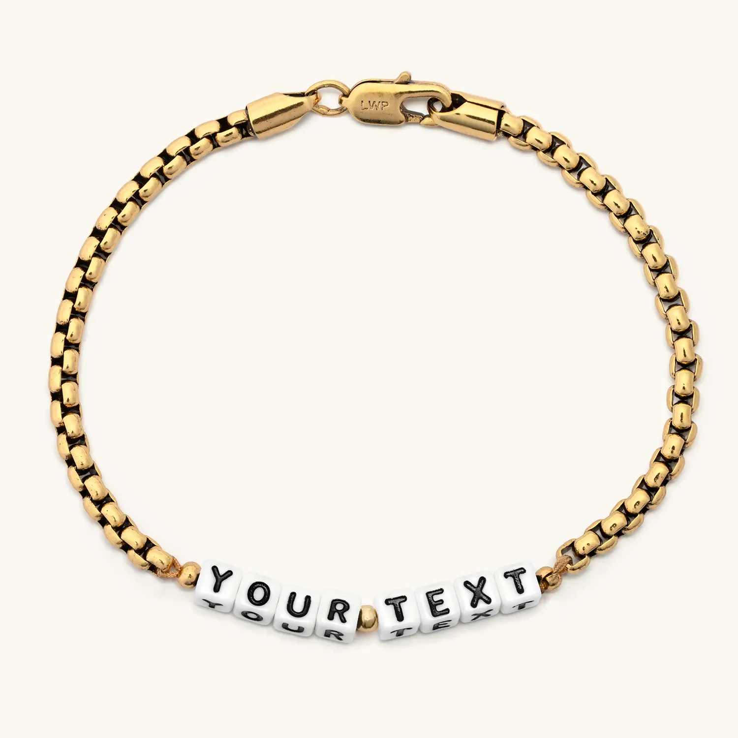 Custom Gold Antique Chain Bracelet - Image 5