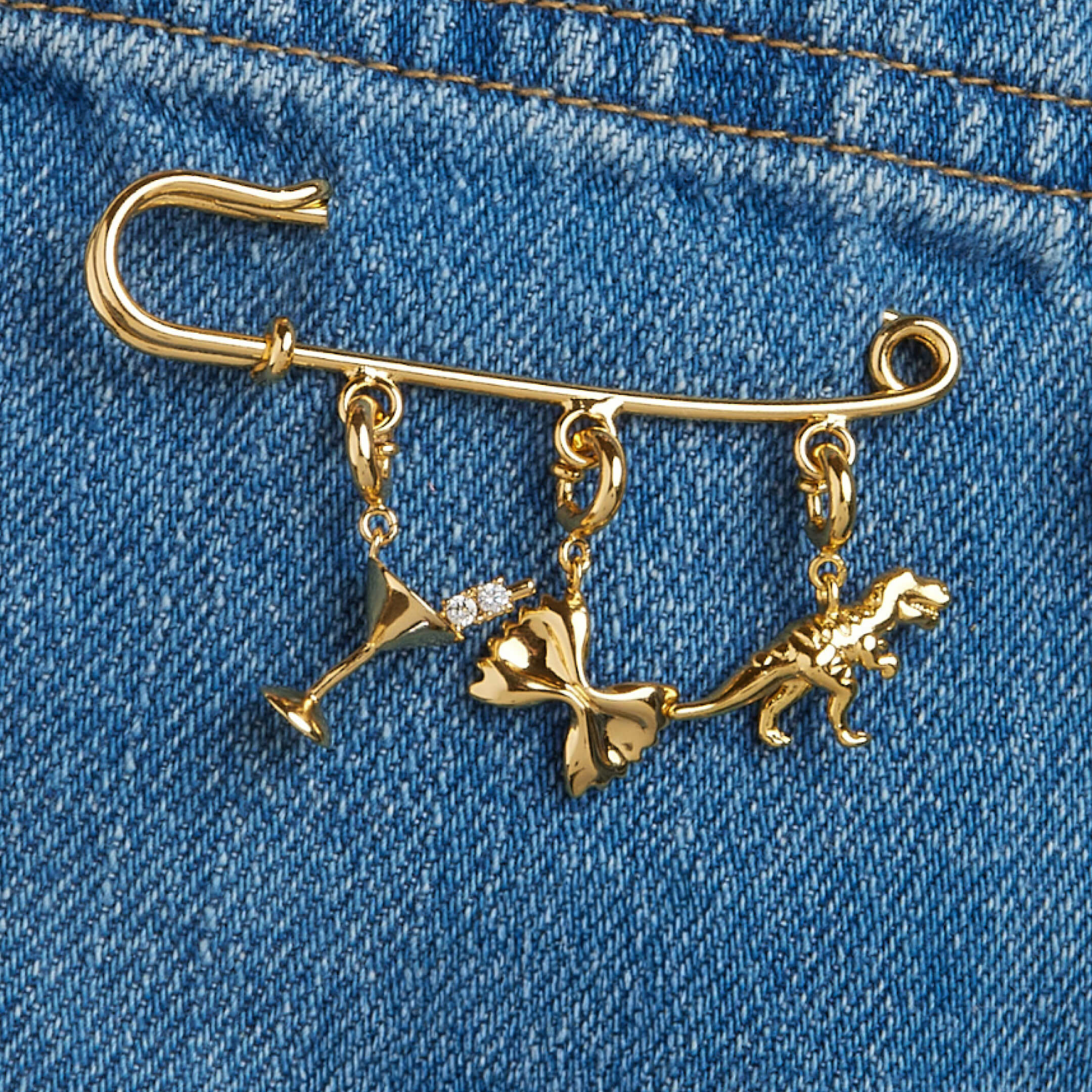 Custom T-Rex Dinosaur Charm - Image 3