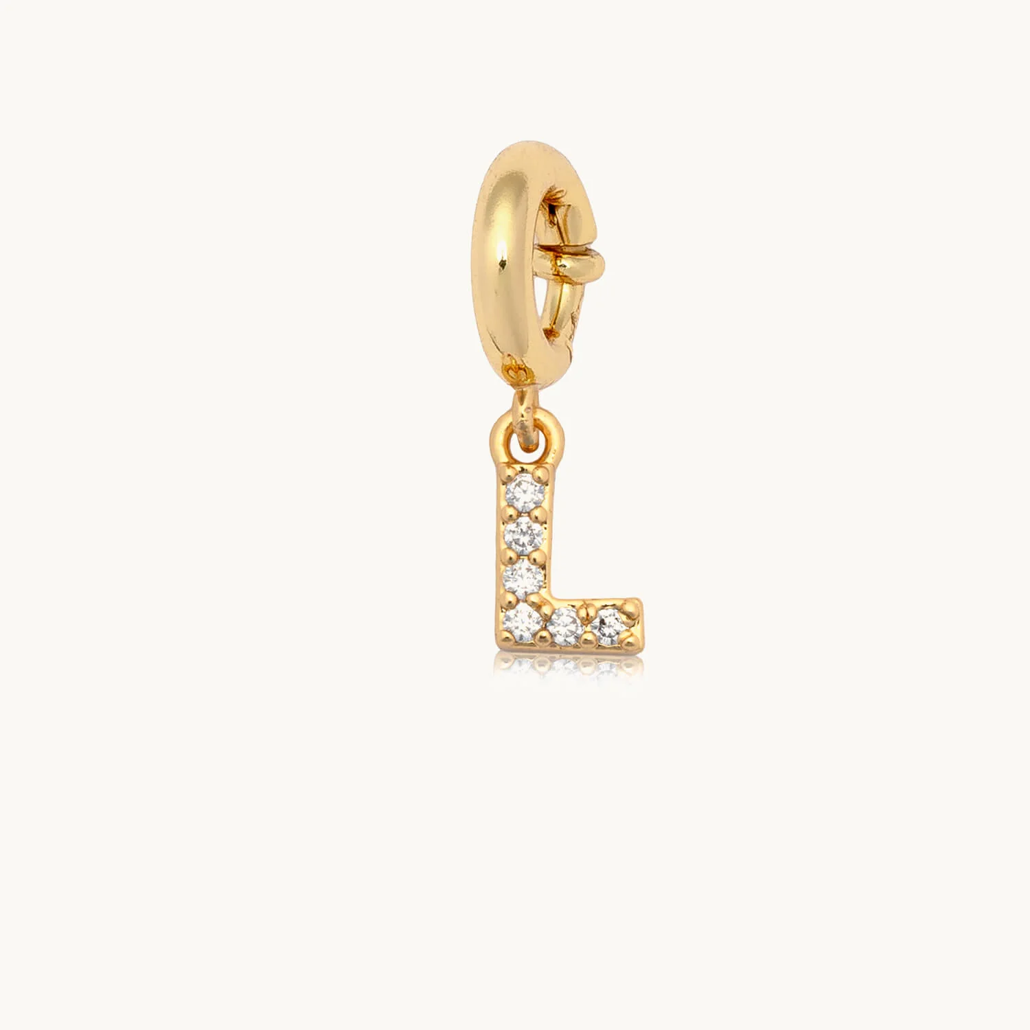 CZ Letter Charm - Image 14