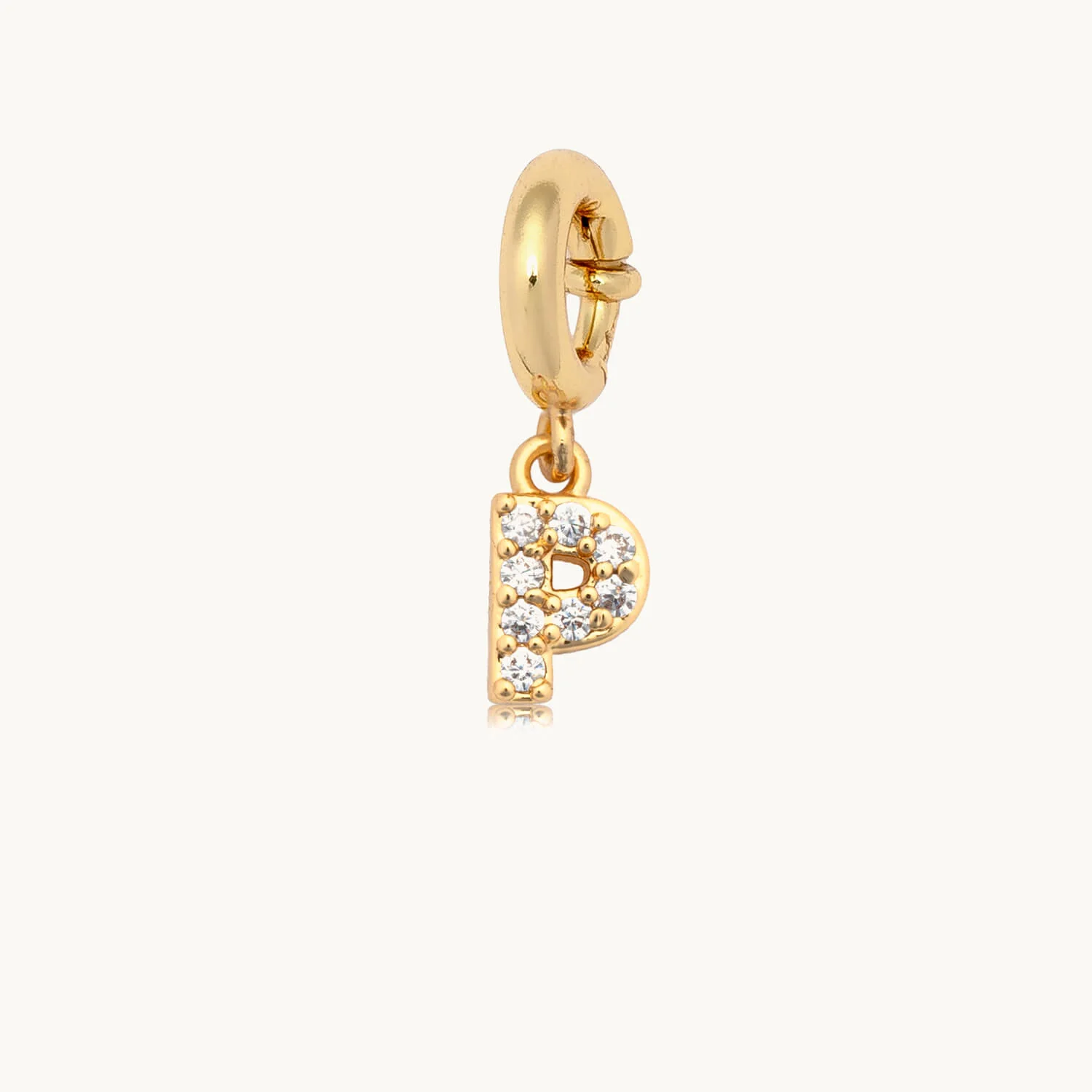 CZ Letter Charm - Image 18