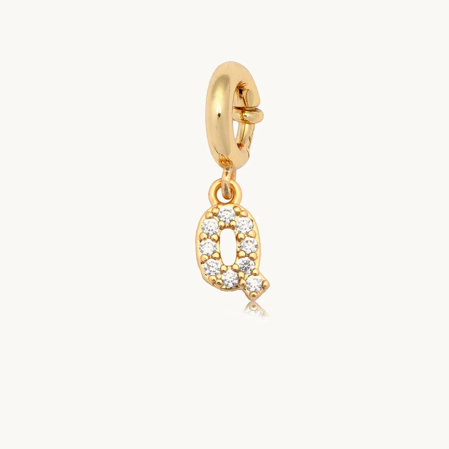 CZ Letter Charm - Image 19
