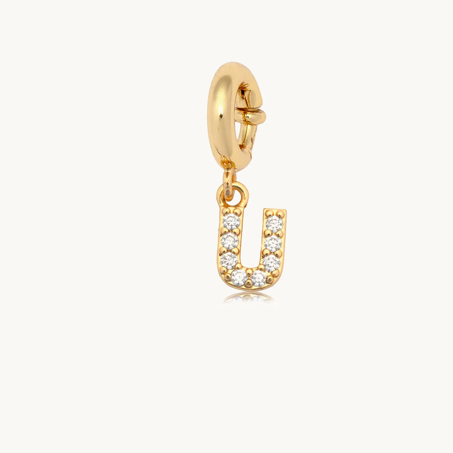 CZ Letter Charm - Image 23
