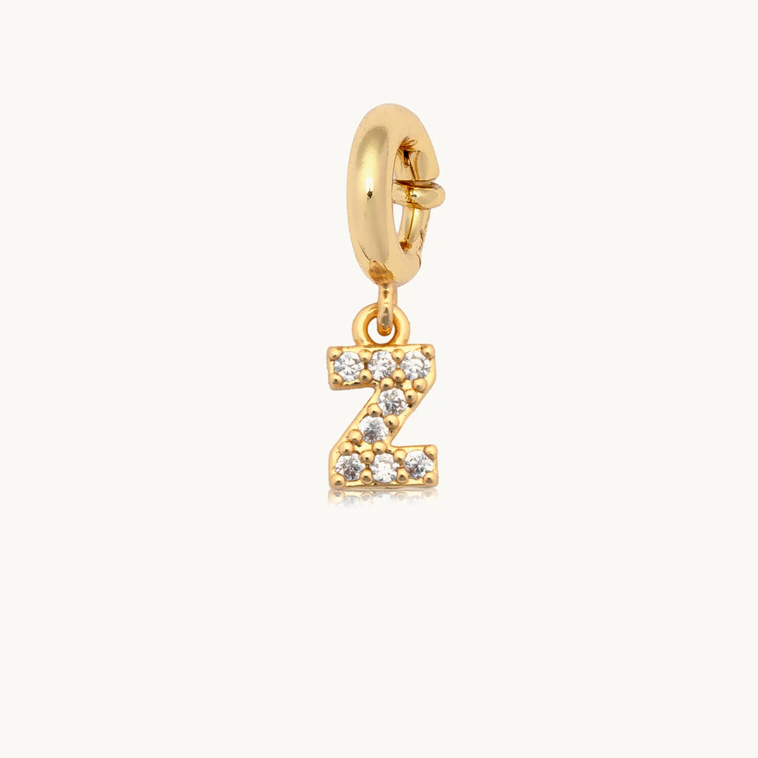 CZ Letter Charm - Image 28
