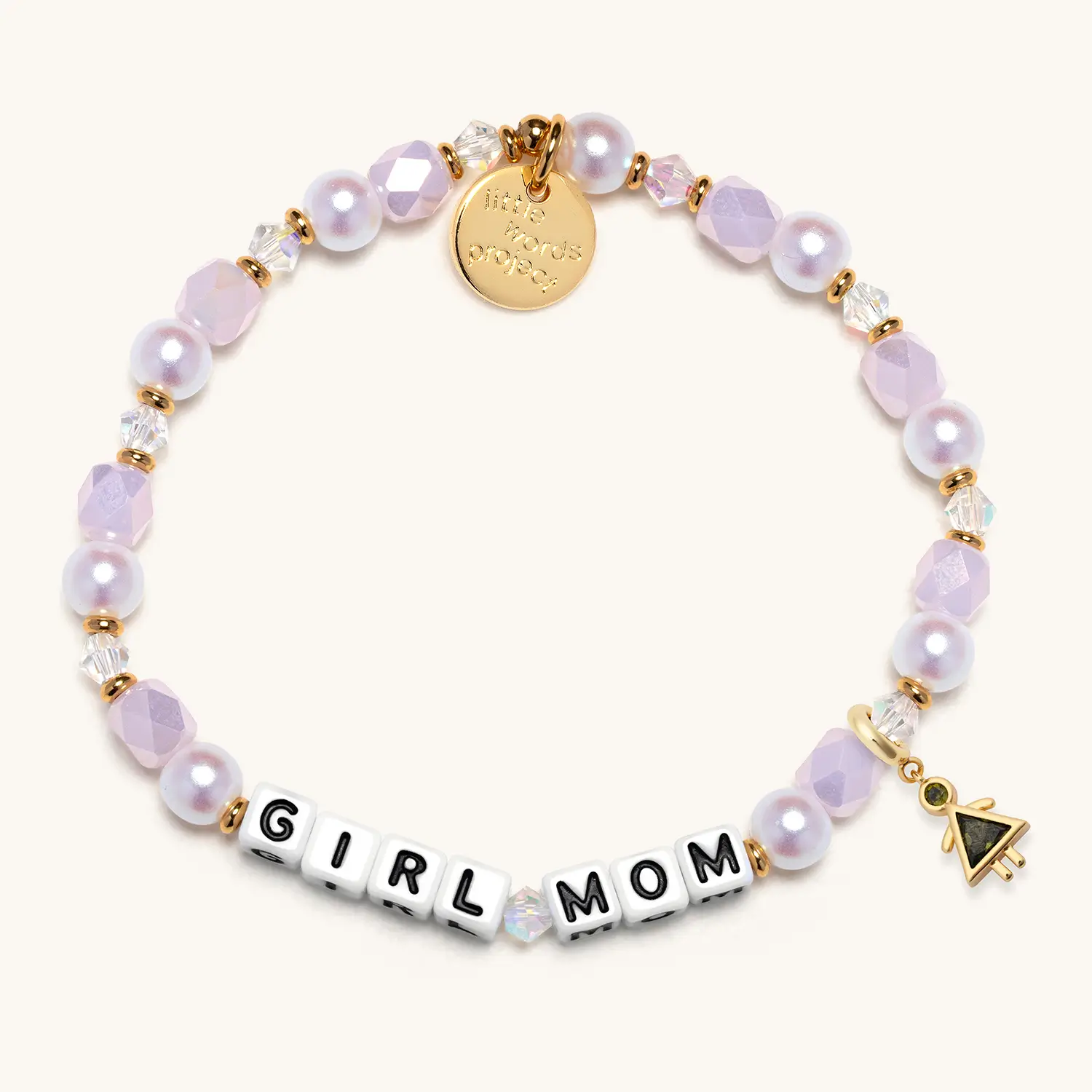 Girl Mom Birthstone Charm Bracelet Set - Image 8