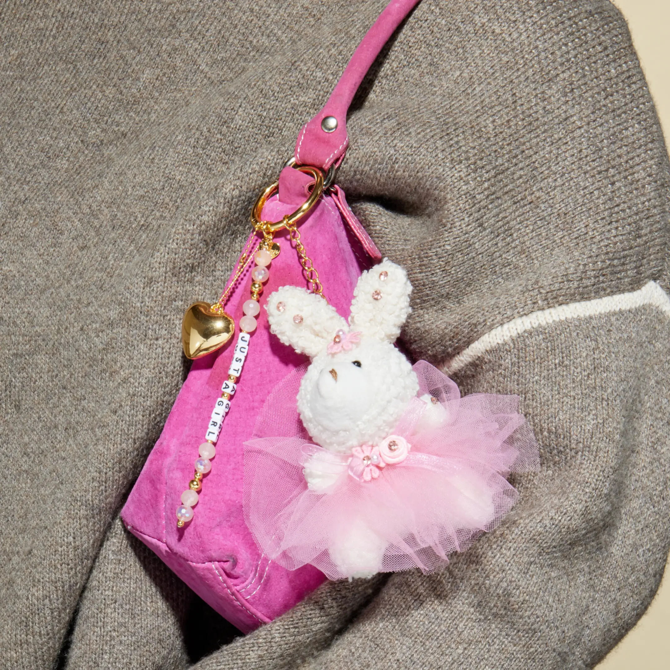 Just A Girl Bag Charm - Image 2