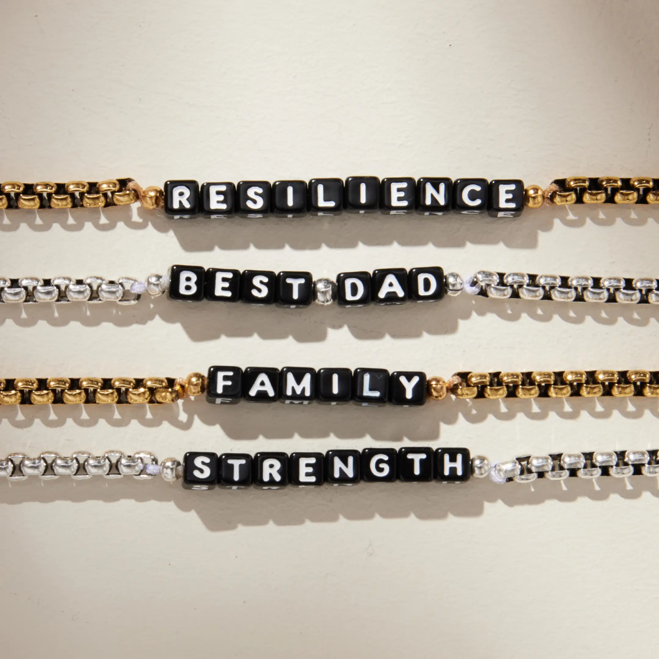 Best Dad Silver Antique Chain Bracelet - Image 4