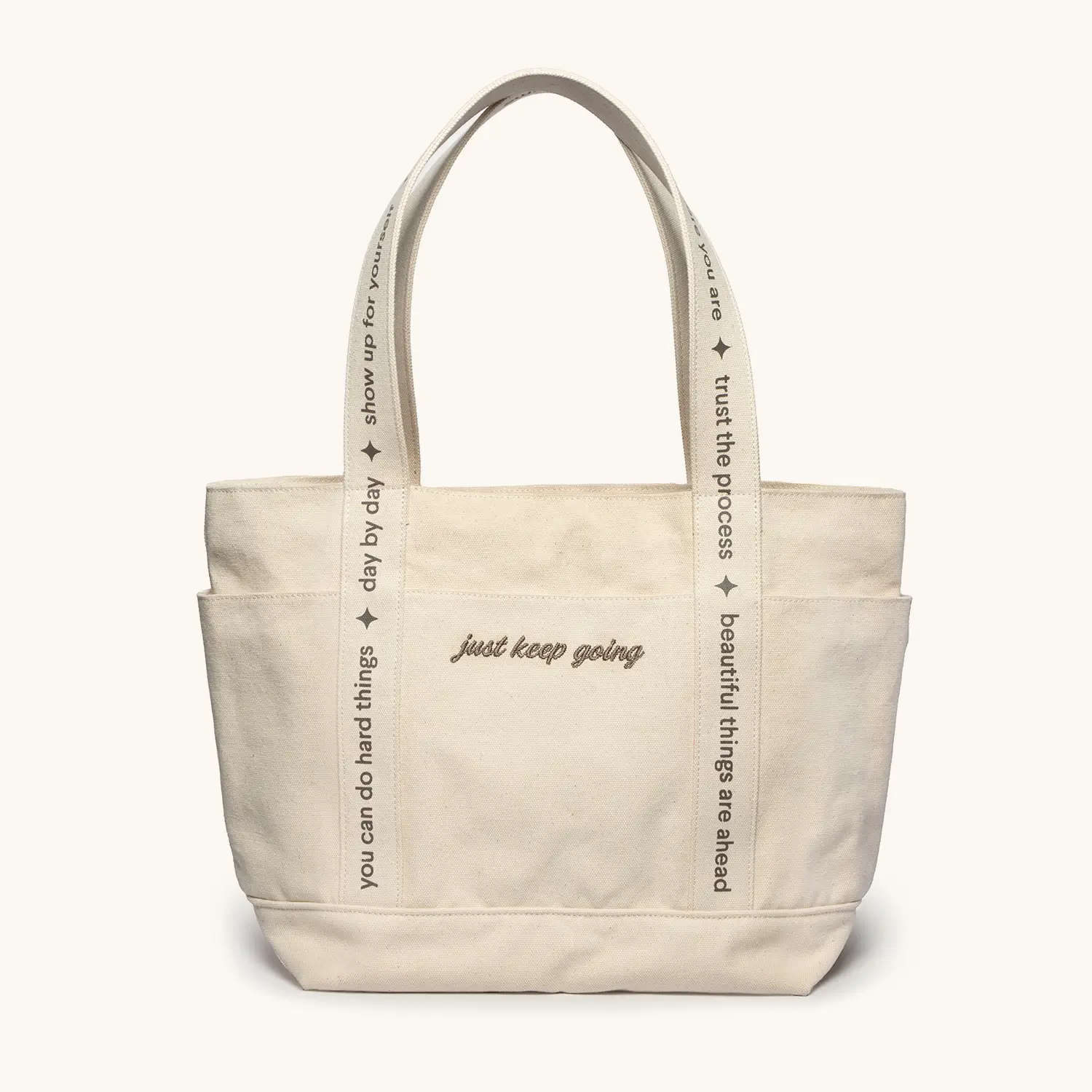 Just Keep Going Tote